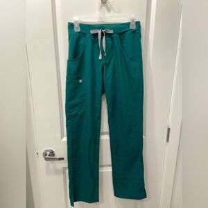 FIGS Regular-waist Kade Scrubs - Hunter green